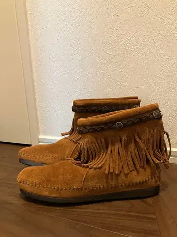 Minnetonka 스웨이드 프린지 부츠 8
