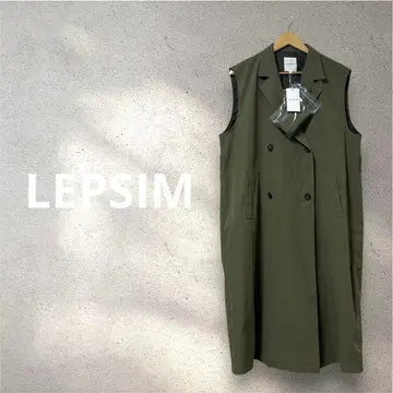 택 포함 새상품 LEPSIM 어른의 휴일 스타일에! 트렌치 롱 베스트