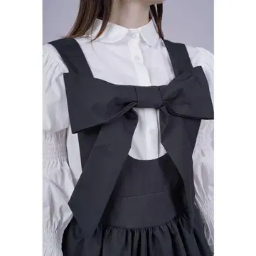 roopage 프론트 리본 원피스 ( 롱 )