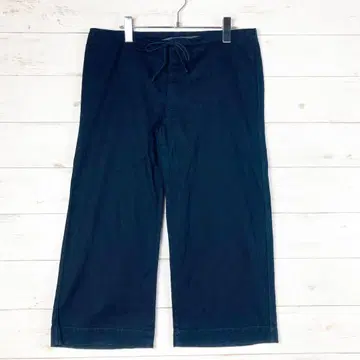 포티 파이브 돌진 아이 인디고 7부 기장 팬츠 면 100%