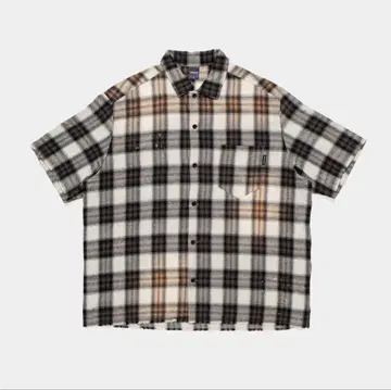 APPLEBUM Ombre Check Damage S/S Shirt