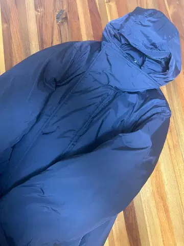 UNIQLO U 퍼프 테크 후드티 XL 유니클로 그레이