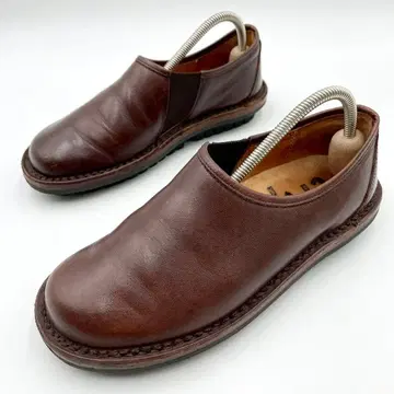 트리픈 슬립온 신발 YEN 가죽 브라운 35 Y1323