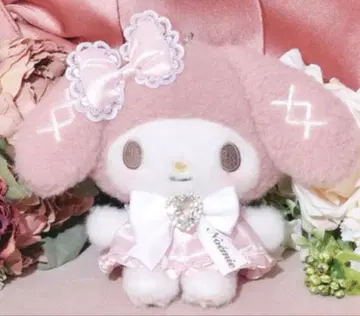 마이멜로디 봉제 인형 키링 핑크