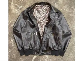 Belvet Leopard Lined Fireman Jacket M