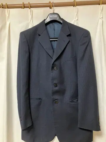 폴 스미스 다크 블루 3 버튼 자켓
