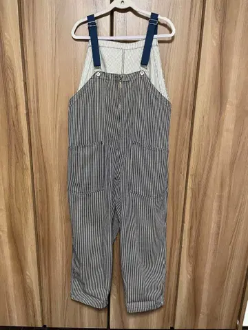 니코앤드 히코리 스트라이프 오버롤