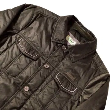 Crocodile 나일론 자켓 블루종 충전솜 카키 M