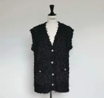 Gypsohila 트위드 슈가 베스트 블랙