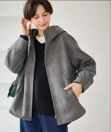 로페피크닉 이번 시즌 저지 멜톤 시리즈 집업 후디드 코트