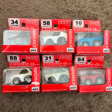 [미개봉 새상품] 쵸로Q 미니카 세트 6개 세트