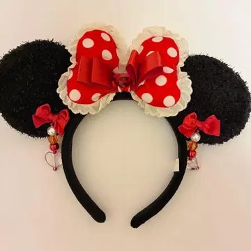 TDR 디즈니 미니 머리띠 프릴