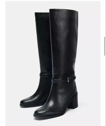 와이드 힐 부츠 ZARA 38