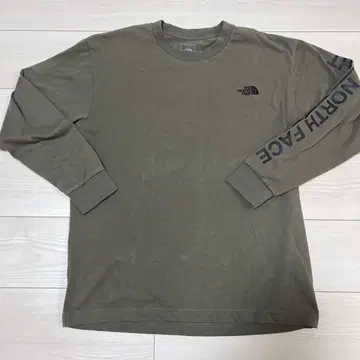 THE NORTH FACE 긴팔 티셔츠 L 올리브