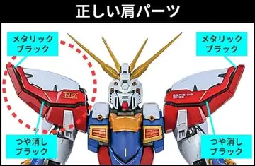 METAL BUILD 갓건담의 [오른쪽 어깨 부품]