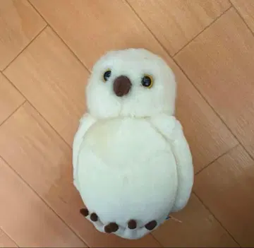 화이트 올빼미 봉제 인형 약 20cm