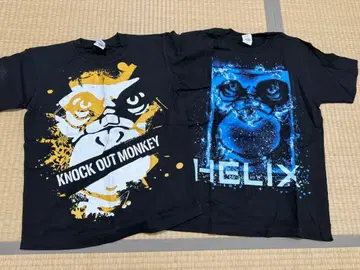 KNOCK OUT MONKEY 티셔츠 2장 세트