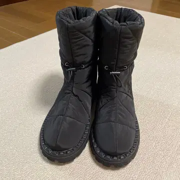 블랙 방수 충전솜 부츠 L 사이즈
