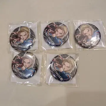캡슐 스트리트 파이터 6 캐미 캔뱃지 5개 세트