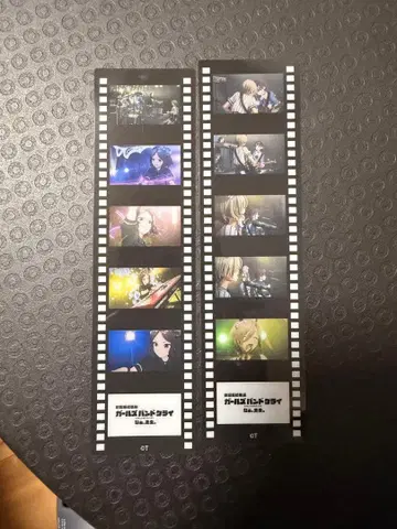 걸즈밴드 클라이 후편 필름풍 책갈피 루파토모 세트