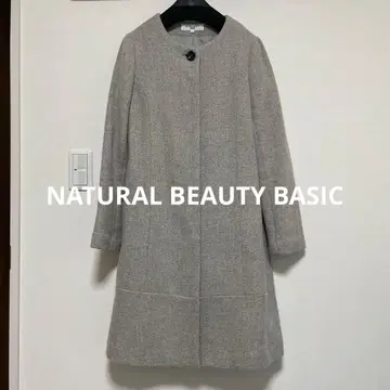 NATURAL BEAUTY BASIC 그레이 코트 L