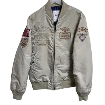 VAN JAC 반 프리미엄 MA-1 플라이트 자켓 블루종