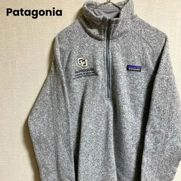 Patagonia 베터 스웨터 하프 지퍼 플리스 자켓 기업 로고
