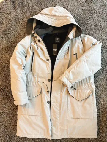 EMMETT 후드 부착 자켓 라이트 그레이