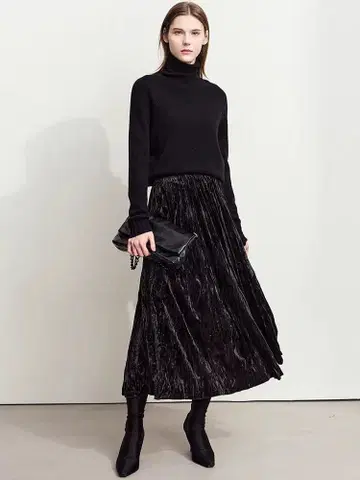 가을/겨울 롱 스커트 외출에 최적 모임 데이트 대응 가능