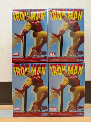 MARVELACT/CUT 프리미엄 피규어 아이언맨 4체 세트
