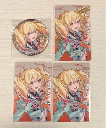 프로세카 텐마 사키 세카라이 5th 메탈릭 캔뱃지 에피카 금박 세트