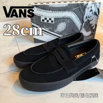 VANS 반스 로퍼 스웨이드 블랙 28cm