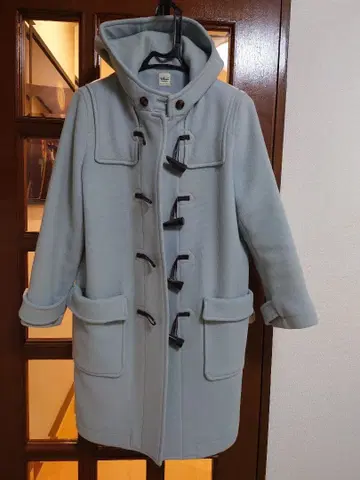 론허먼 블루 더플 코트