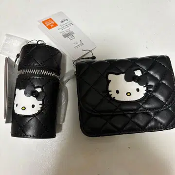 Me 헬로키티 카드 케이스 & 립 케이스 블랙