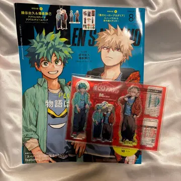 [미사용 새상품] 히로아카 맨즈논노 8.9 합병호 아크릴 스탠드 세트