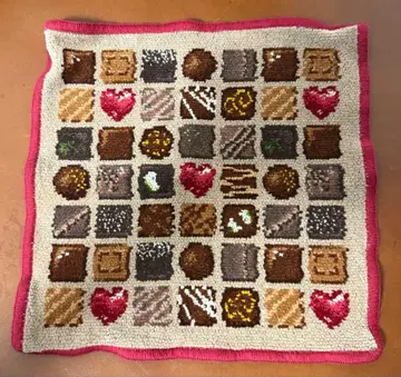 코프레도쇼콜라 페이러 손수건 초코 브라운