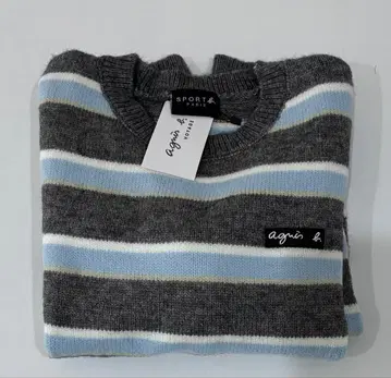 새상품 agris b. 스트라이프 니트 스웨터 남녀 공용