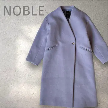 [ NOBLE ] 노블 울 노카라 코트 38