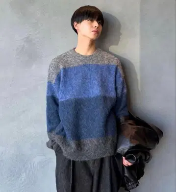 SINSS Border gradation knit