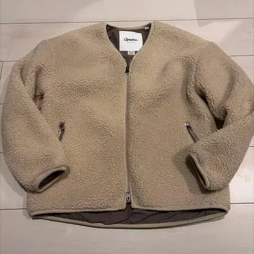 Grymplex 플리스 자켓 사이즈 12 베이지 보아