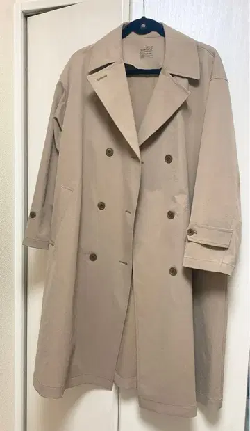 무인양품 발수 트렌치코트 L 베이지