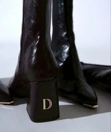 DIANTE 프론트 플리츠 사이드 고어부츠 M 사이즈