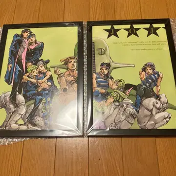 죠죠의 기묘한 모험 액자 포함 포스터 1~8부 주인공 스탠드 2장 세트