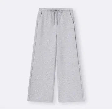 GU 퍼프 맨투맨 배기 팬츠 (기장 짧음)