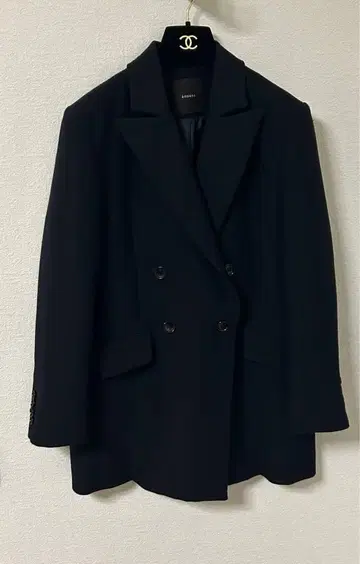 anuans 미들 길이 더블 자켓