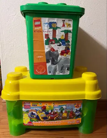 메가블록 호빵맨과 LEGO 코끼리 가족 2332