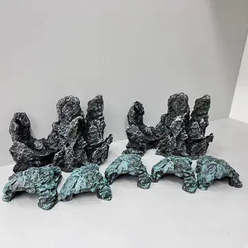 양서류 파충류 공방 파충류 쉘터 M 사이즈 은신처 고질라 디오라마