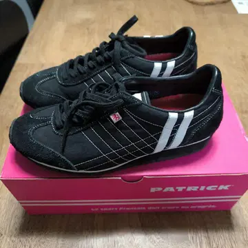 PATRICK 스타디움 블랙 스니커즈 36