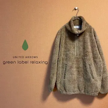 [ 새상품급 ] 그린 라벨 릴랙싱 하프 지퍼 플리스 베이지 F 사이즈