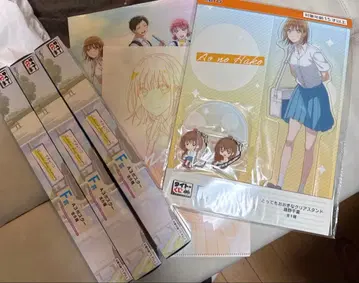 푸른상자 다이토 복권 B상 아주 큰 클리어 스탠드 치나츠 세트